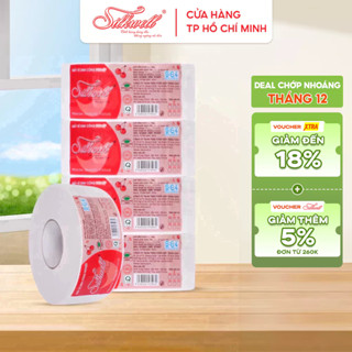  Combo 5 cuộn giấy vệ sinh công nghiệp Silkwell 700G 2 lớp cuộn giấy vệ sinh to tiết kiệm chi phí hơn 