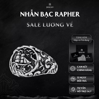  Nhẫn Bạc nam 925 Mercury Cliff - Trang sức Bạc 925 đúc nguyên khối - Thiết kế độc quyền Mercury 