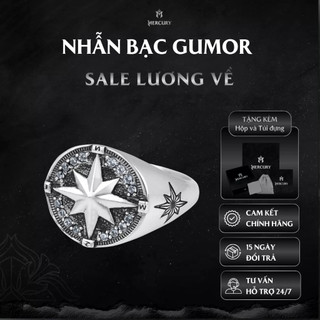  Nhẫn Bạc nam 925 Mercury Gumor - Trang sức Bạc 925 đúc nguyên khối - Thiết kế độc quyền bởi Mercury 
