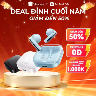  Tai Nghe Bluetooth Xiaomi Redmi Buds 6 Active   Giảm Tiếng Ồn   Pin 30h    Bảo Hành 12Tháng  Không kèm sạc  
