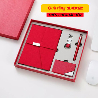 Set quà tặng bút ký khắc tên, sổ da theo yêu cầu làm quà tặng cao cấp FULL BOX, sang trọng và ý nghĩa 20-11