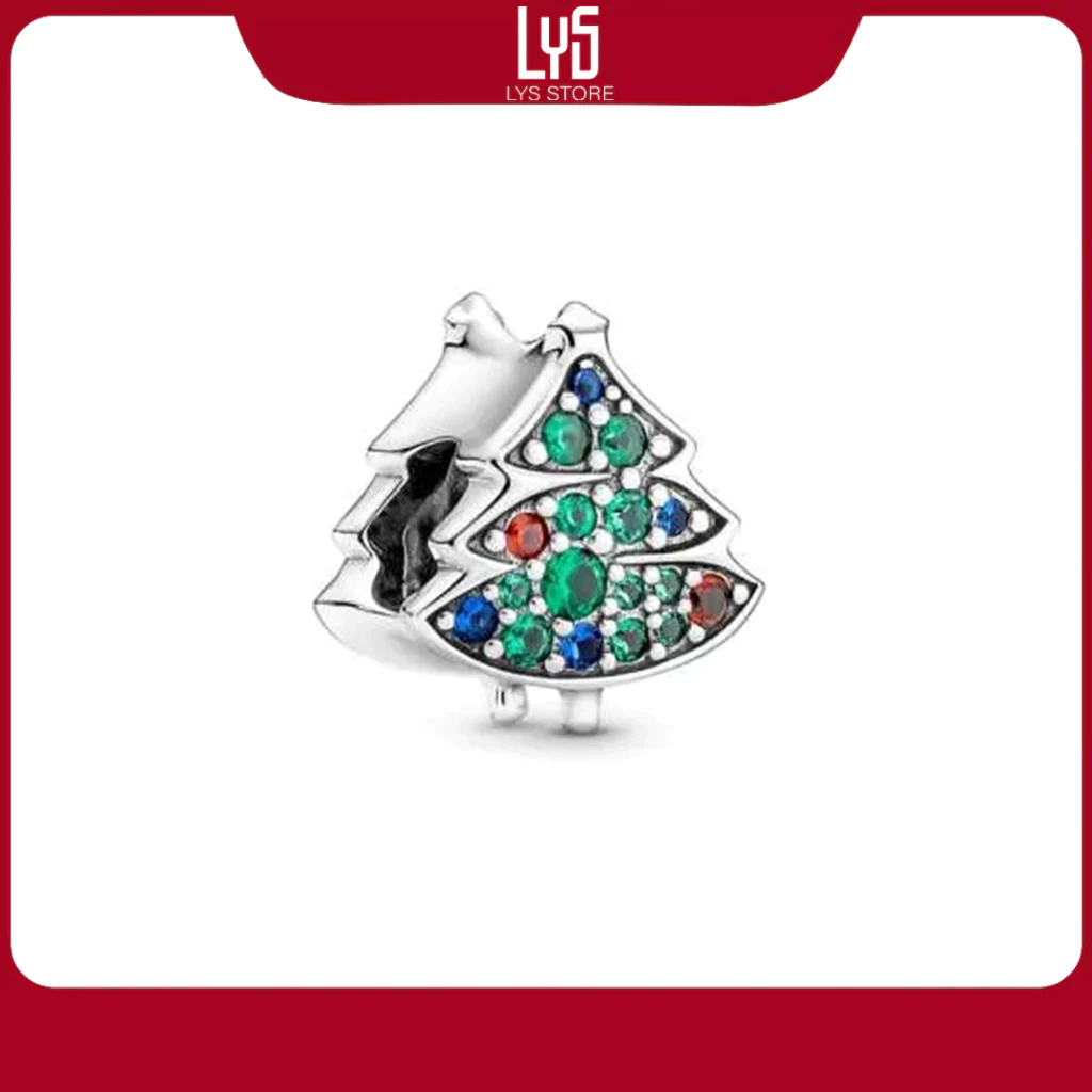 Charm Bạc S925 Cây Thông Giáng Sinh Christmas Tree 1562