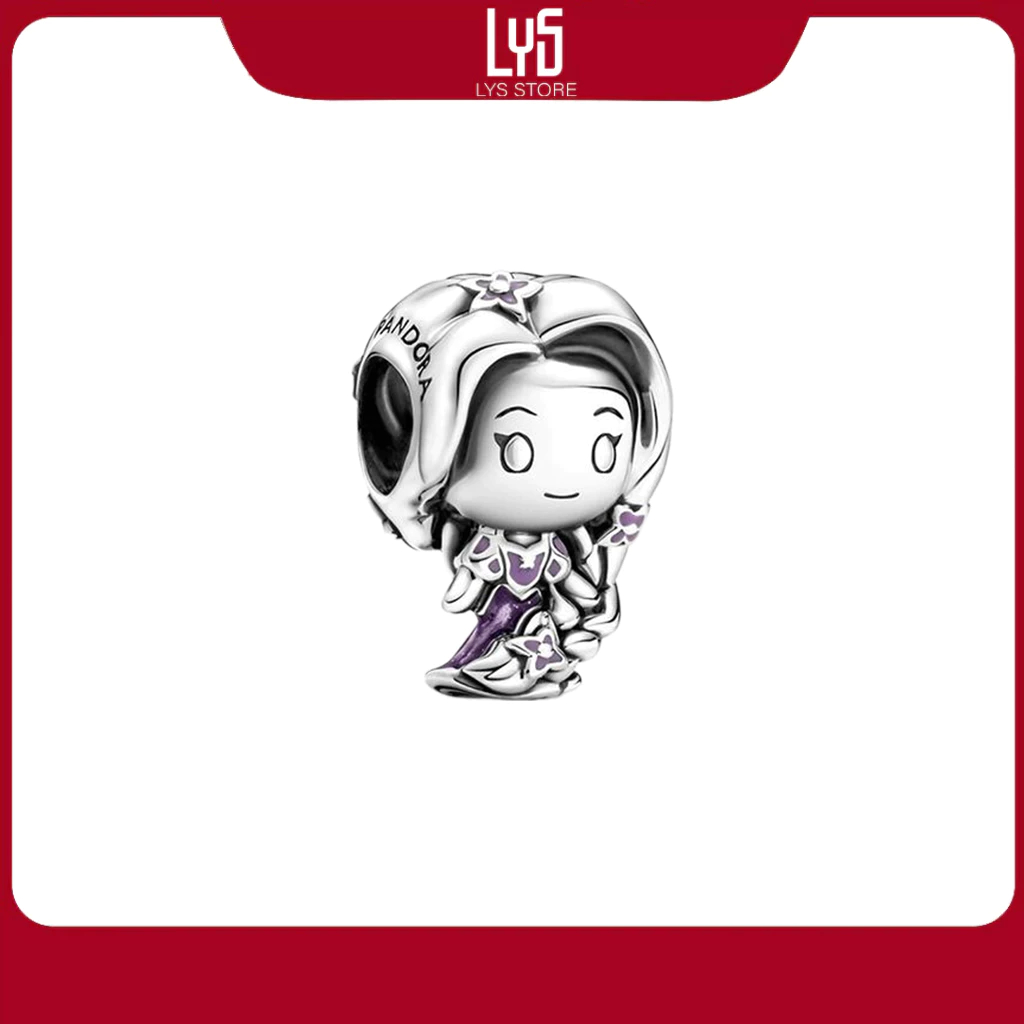 Charm Bạc Lys Disney Tangled Rapunzel 1420 - Charm Bạc S925 cao cấp