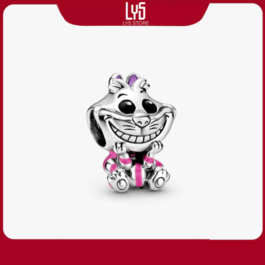 Charm bạc S925 hình Mèo meme dễ thương-1414