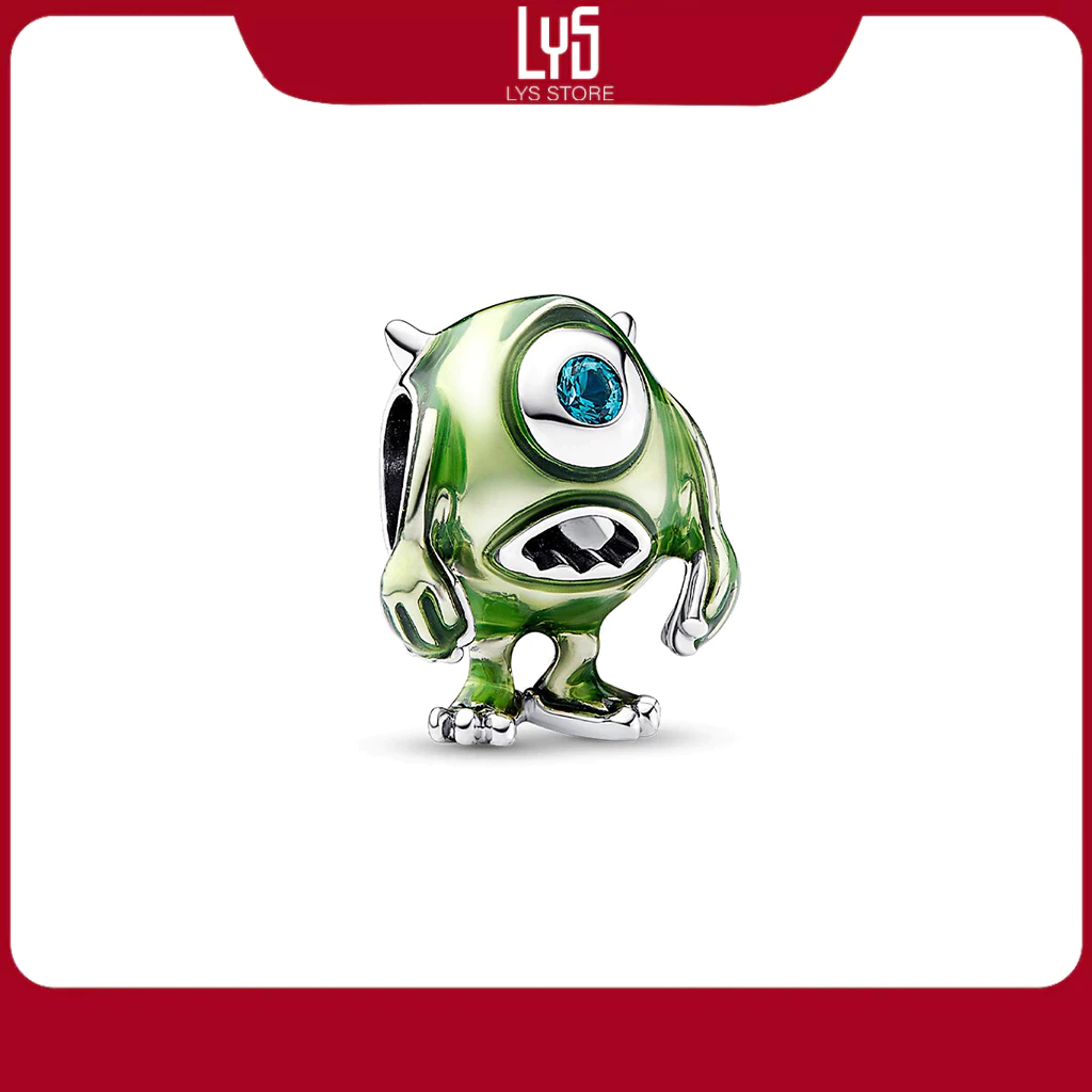 Charm Bạc Lys Yêu Quái Xanh 1459 - Charm Bạc S925 cao cấp