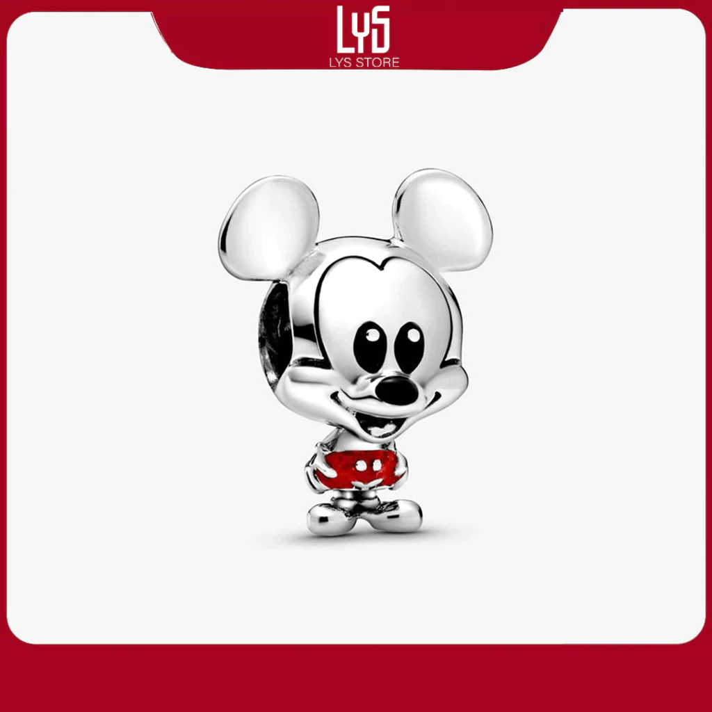 Charm bạc S925 Padora hình Mickey Mouse Disney- 1413