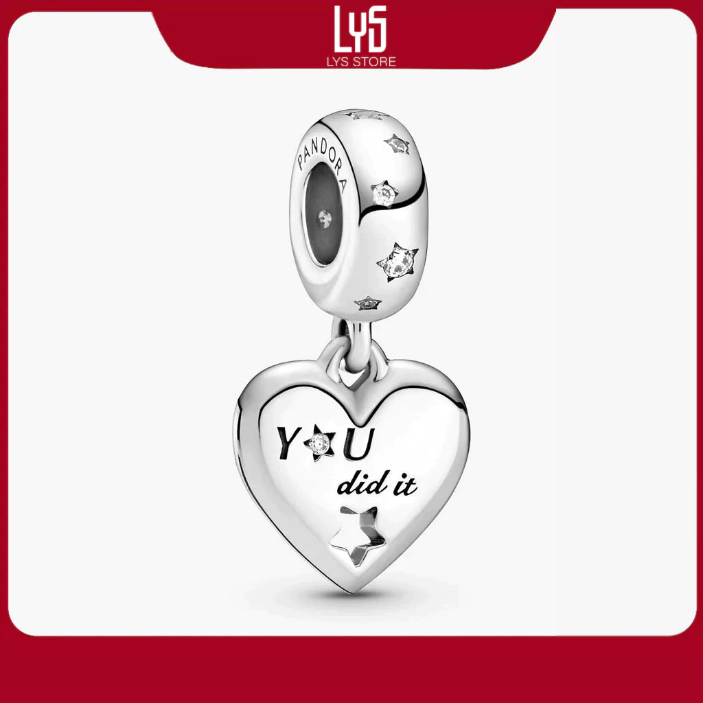 Charm bạc Lys Congratulations Heart & Stars Dangle Charm 1353