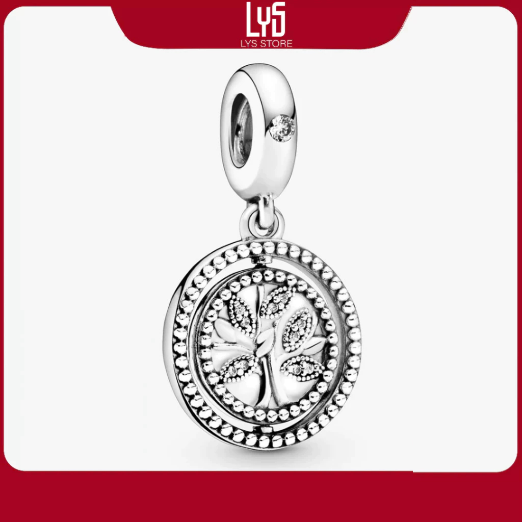 Charm bạc Spinning Family Tree Charm 1140 - Bạc S925