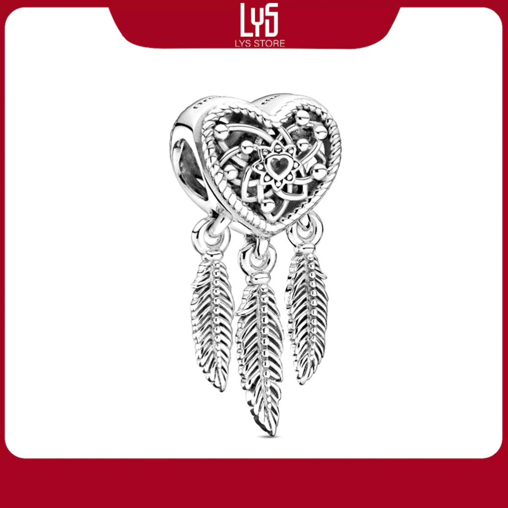 Bộ sưu tập Charm bạc S925 Vintage thời thượng Vòng Tay / Dây Chuyền