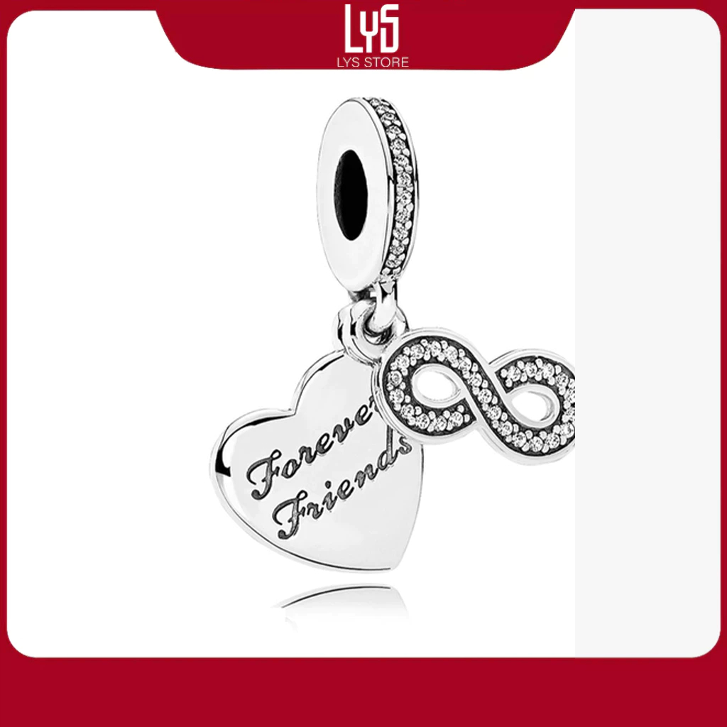 Charm Bạc S925 Tình Bạn Vĩnh Cửu Forever Friends 1586