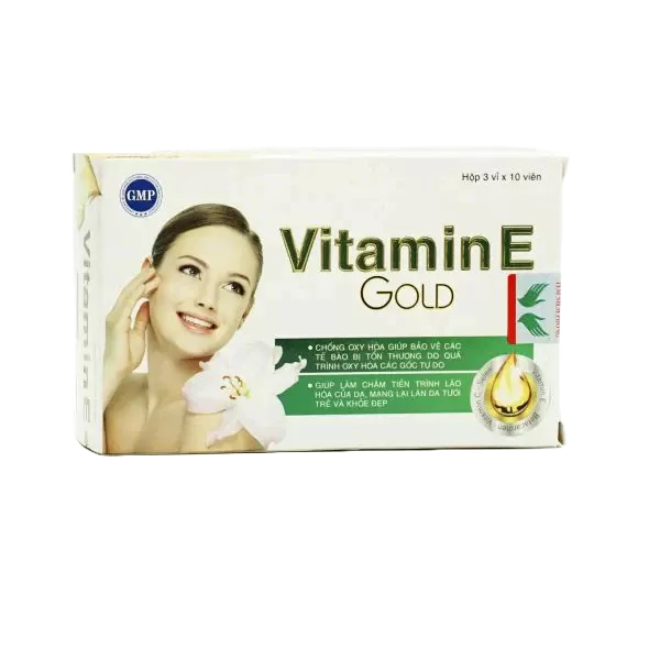 VITAMIN E GOLD VSHINE H 30 viên đẹp da