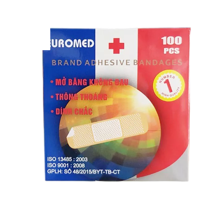 Băng cá nhân Euromed hộp 100 miếng