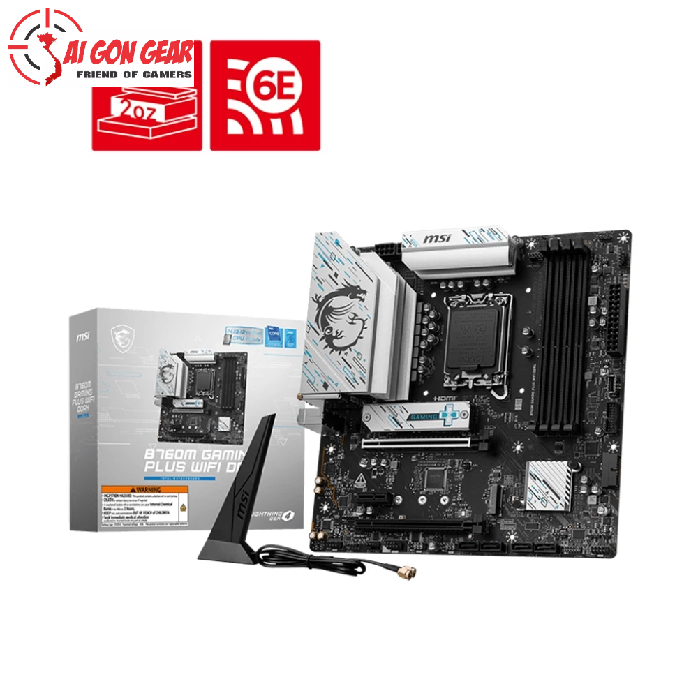 MAIN BOARD B760M MSI GAMING PLUS WIFI D4