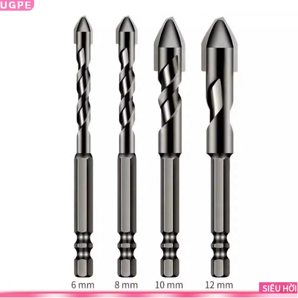 [UGPE] 6-12mm Multifunction Drill Bit Eccentric Drill Crooked Head for Drilling Tile
