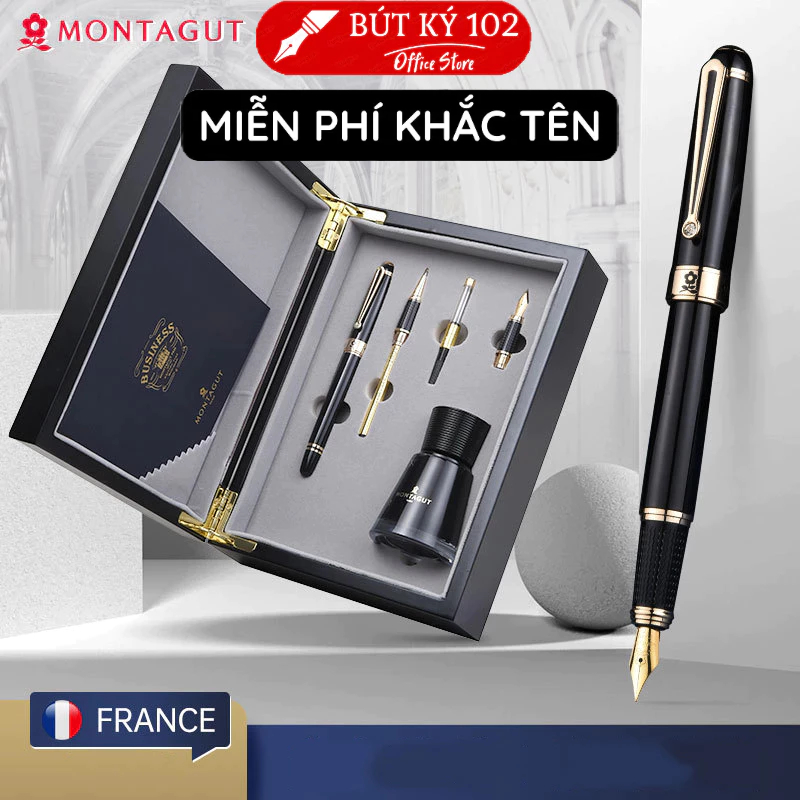 Bút ký Montagut M2000 cao cấp, Bút khắc tên miễn phí theo yêu cầu