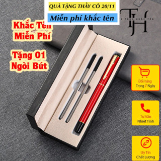  Bút khắc tên bút ký khắc tên cao cấp Mã CEO18 làm quà tặng DOANH NGHIỆP  Full hộp đựng + 02 ngòi  