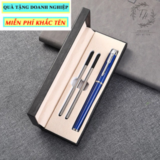  Bút bi ký tên cao cấp bút KHẮC TÊN_LOGO theo yêu cầu nét bút 0.5mm quà tặng bạn bè đồng nghiệp   FULL BOX _ KÈM 2NG  