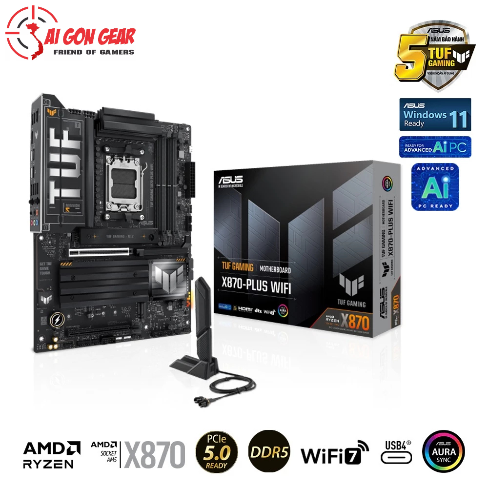 Mainboard Asus TUF GAMING X870-PLUS WIFI DDR5