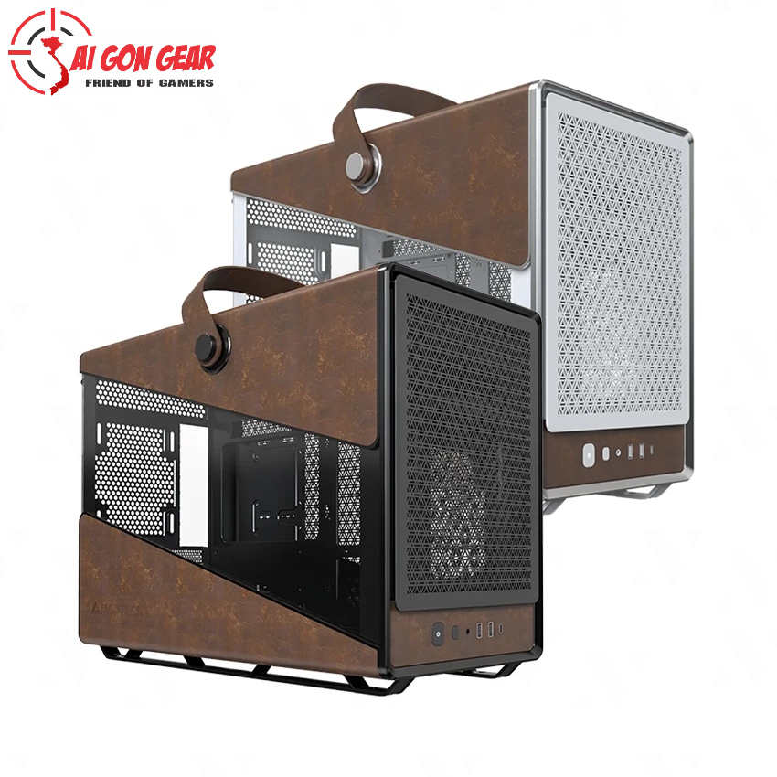 VỎ CASE MONTECH HERITAGE (M-ATX, MINI TOWER, BLACK / WHITE)