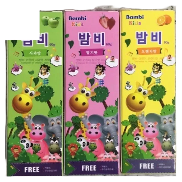 Kem đánh răng trẻ em Bambi 60g hàn quốc