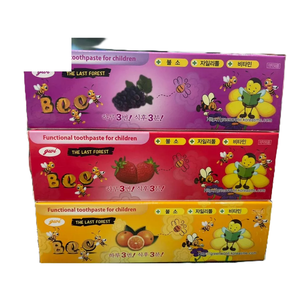 Kem đánh răng trẻ em Bee Hàn Quốc 90g