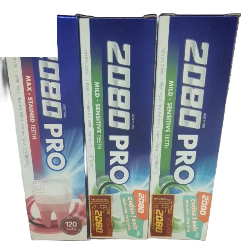 Kem đánh răng Hàn Quốc 2080 Pro Max Sensitive