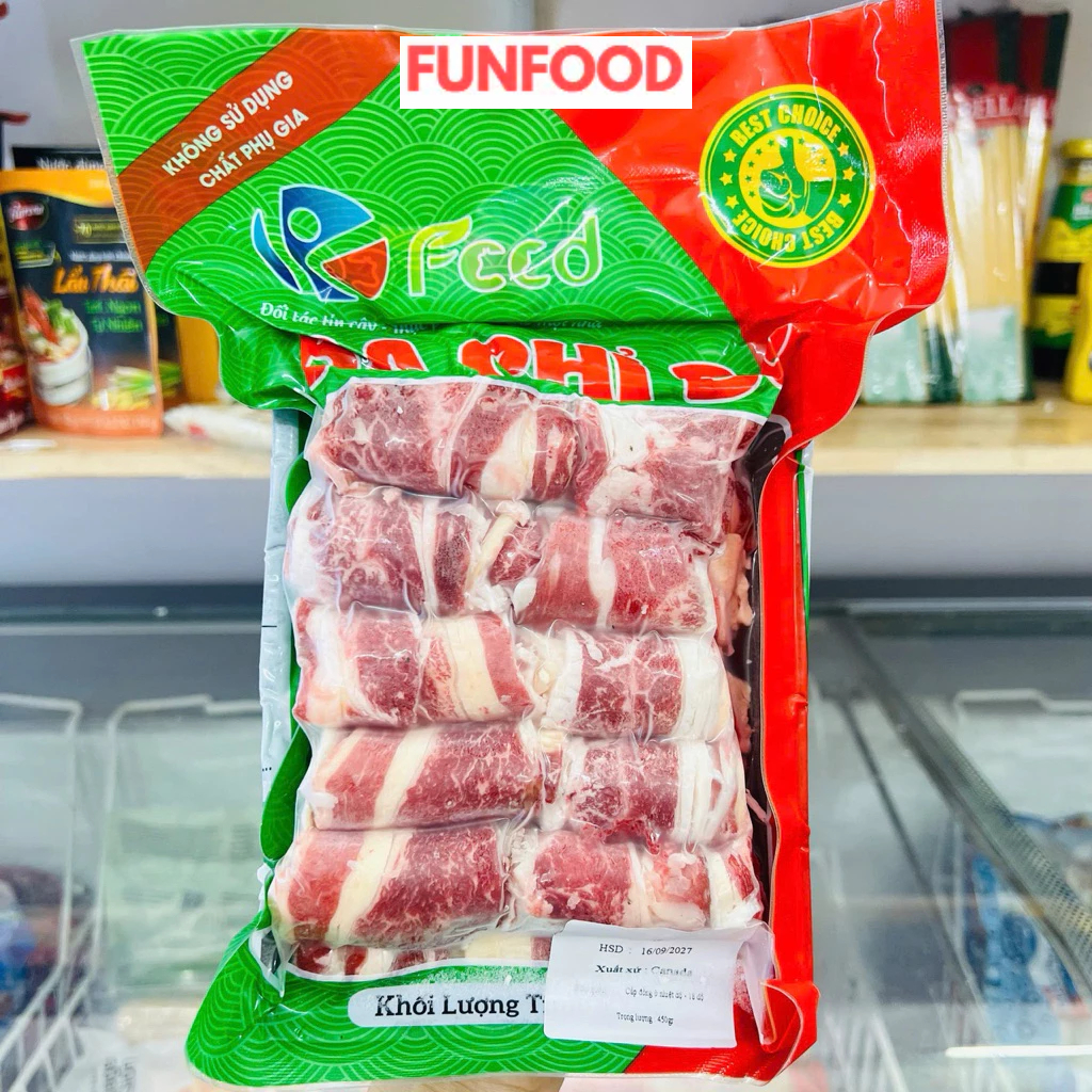 Ba chỉ bò Mỹ thái cuộn, dải lẩu, nướng, thả lẩu siêu ngon