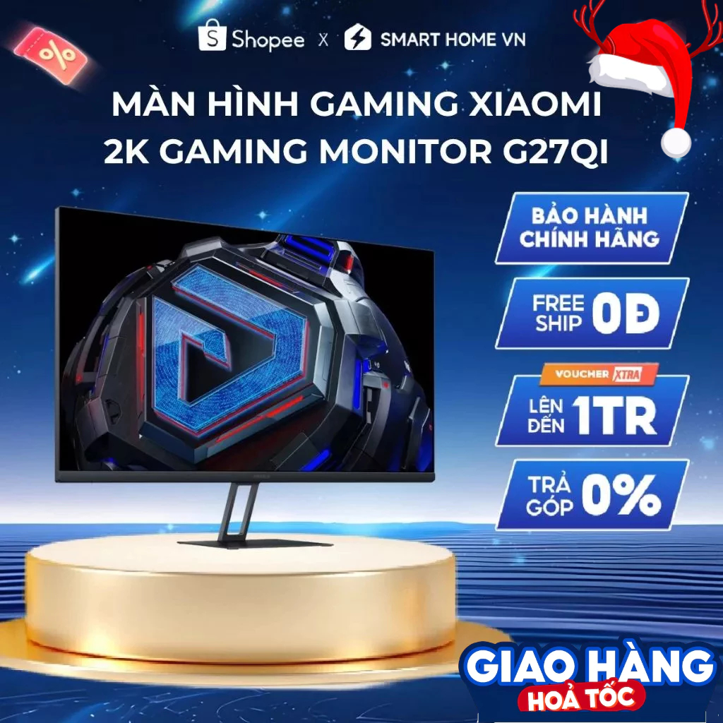 Màn Hình Gaming Xiaomi 2K Gaming Monitor G27Qi (27 inch 2K/IPS/180HZ/1MS) - Bản Quốc Tế, Bảo Hành 12