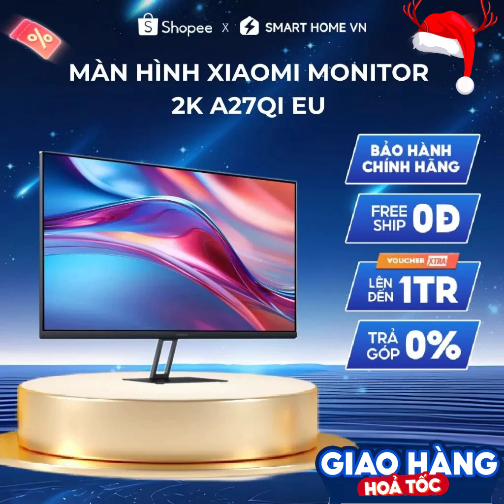Màn Hình Xiaomi 2K Monitor A27Qi EU (100Hz / 2K / 6ms) - Phiên Bản Quốc Tế, Bảo Hành 36 Tháng