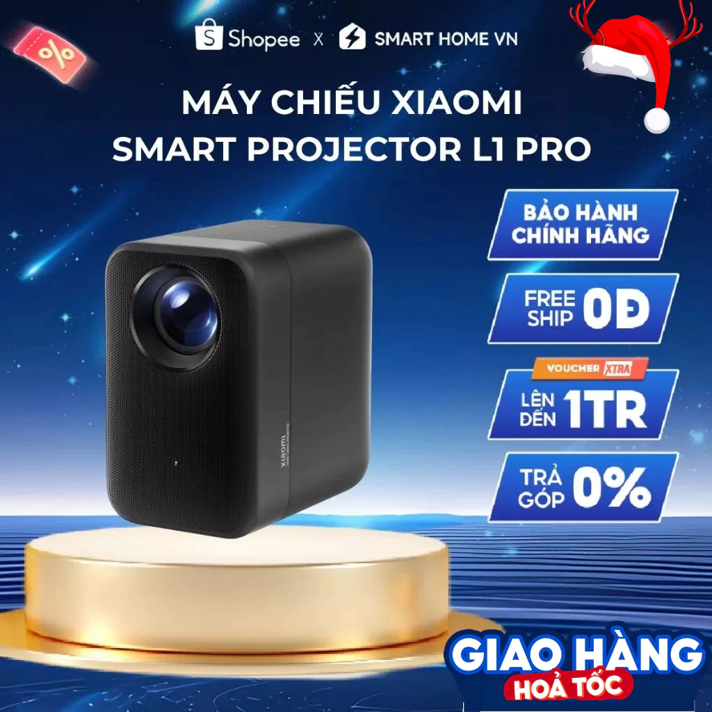 Máy Chiếu Xiaomi Smart Projector L1 Pro - Bản Quốc Tế - Hàng Chính Hãng Bảo Hành 12 Tháng
