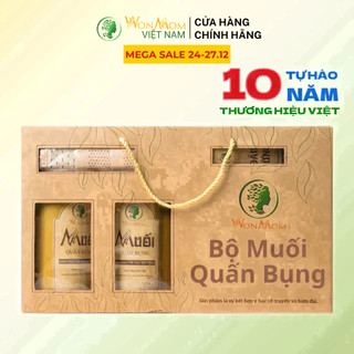  Bộ giảm eo sau sinh dưới 3 tháng WonMom  bộ 4 muối liệu trình 1.5 tháng  