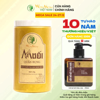  Muối quấn bụng WonMom 1kg dùng cho mẹ sau sinh dưới 3 tháng 