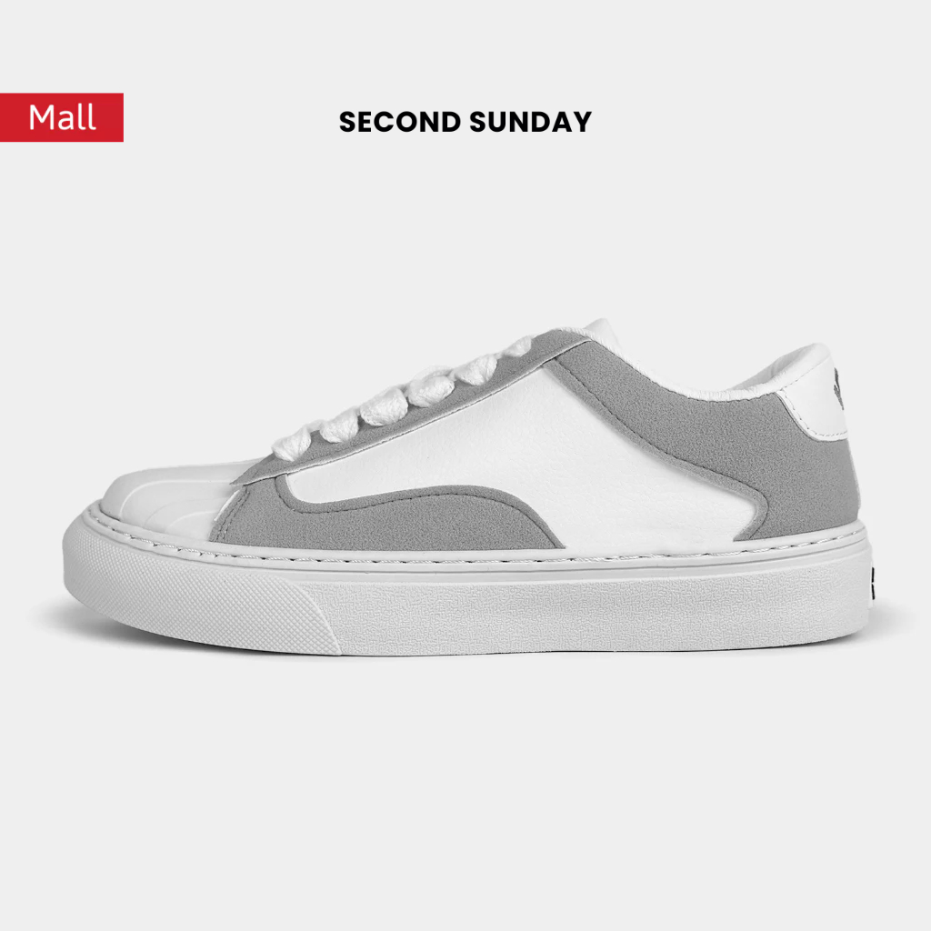 Giày Thể Thao Sneaker Nam Nữ Second Sunday GreyWave Đế Tăng Chiều Cao 4cm SK20