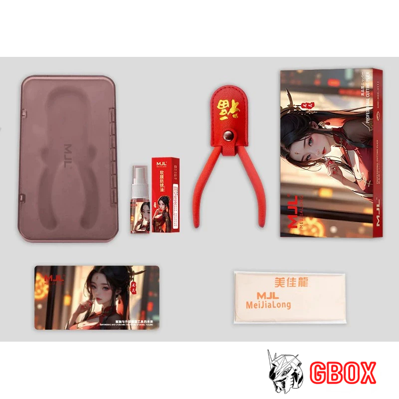 Kềm Kìm Cắt một lưỡi MJL MEIJIALONG M-1712 3.0 cao cấp sắc bén kèm đầu bọc dầu dưỡng hộp đựng dụng c
