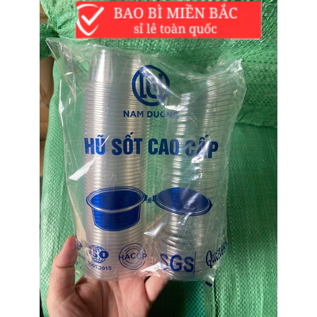 Sỉ thùng 1000 hũ sốt liền hũ liền [2OZ] 4OZ đựng sốt tiện lợi