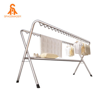  SPACEMADER Sào Phơi Quần Áo Chống Gió Giàn Phơi Giá Gấp Gọn Treo Đồ Thông  Dạng Cây Chống Rỉ 
