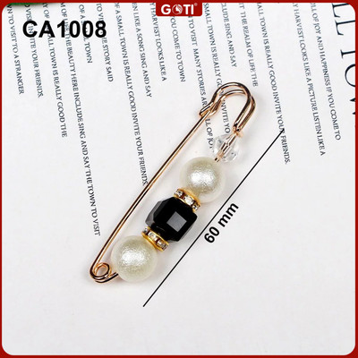 GOTI  Ghim Cài Áo Dạng Ghim Cài Quần, Cài Áo, Cài Đầm Đính Hạt Tròn Xinh Xắn CA1008