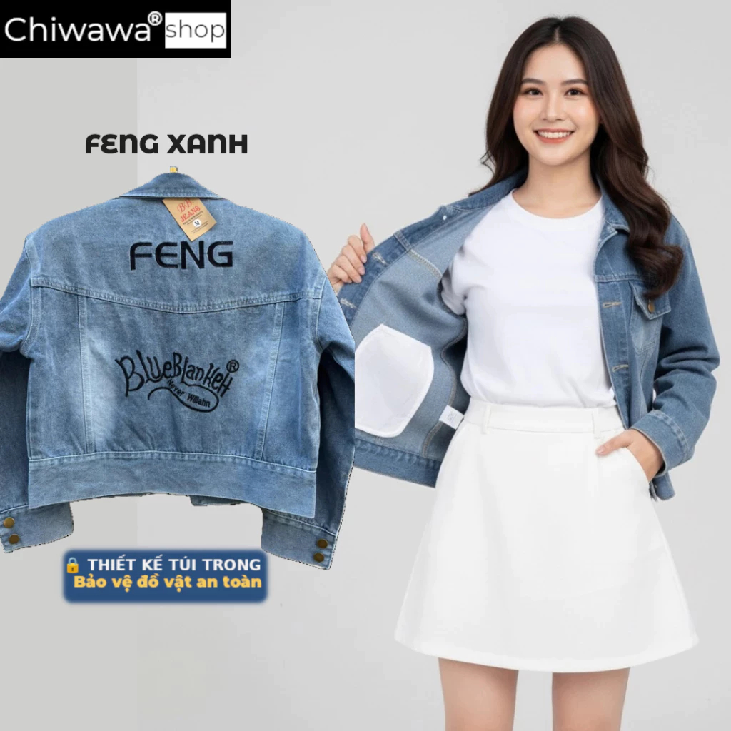 Áo khoác jean nữ chuột Mickey BB cao cấp form dưới 58Kg BB82