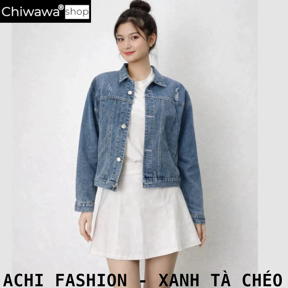 Áo khoác jean nữ - áo khoác style xin đừng tin em vải jean tốt AJN091 FREESIZE DUOIS 58KG - Mua Ngay
