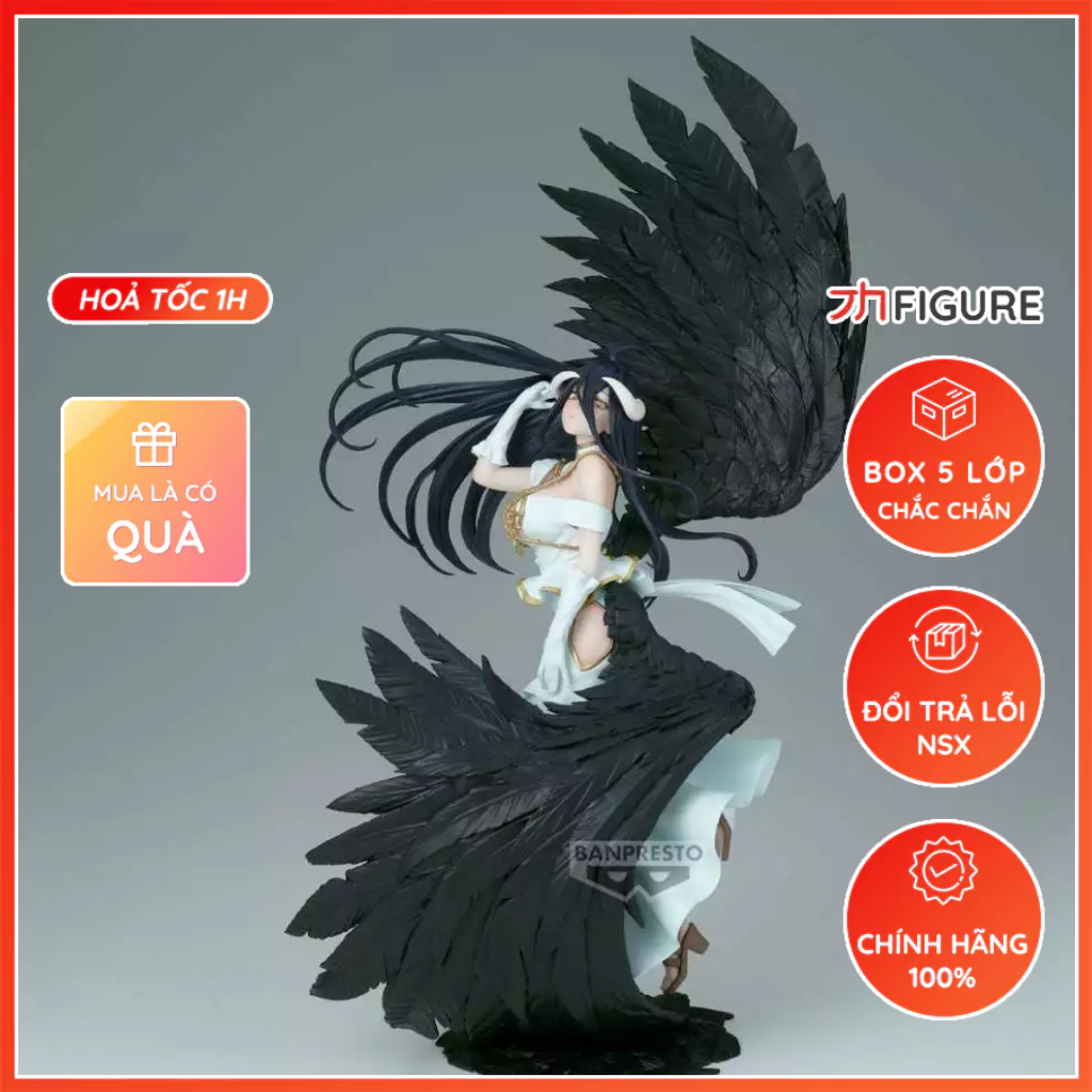 Mô Hình Albedo, Overlord, Banpresto Evolve - (Bandai Spirits) Figure Chính Hãng Nhật Bản