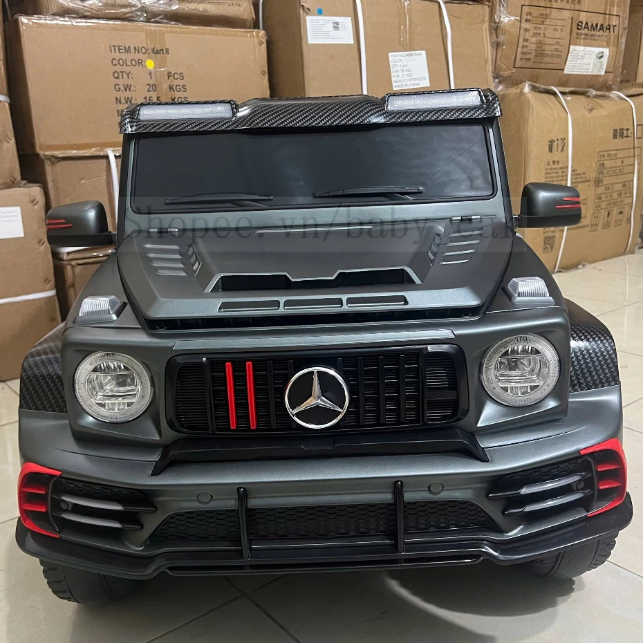 Ô Tô Điện Mercedes G63 6 Bánh Cao Su Mềm