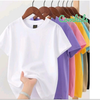 (41-70KG) ÁO PHÔNG TRƠN NHIỀU MÀU CHẤT THUN COTTON THẤM HÚT MỒ HÔI
