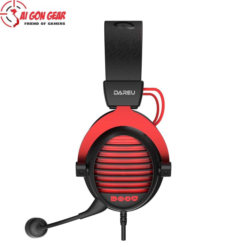 Tai nghe gaming DAREU EH925 MAX Black Red
