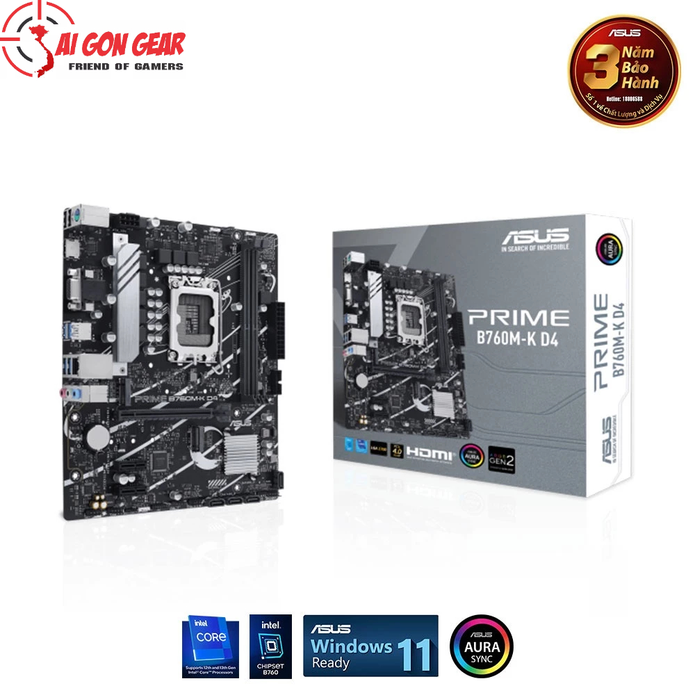 Mainboard ASUS PRIME B760M-K D4