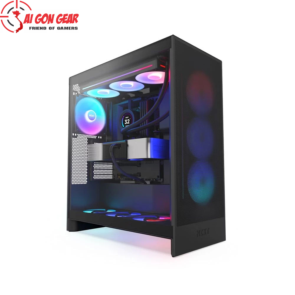 Vỏ case H7 FLOW RGB ALL BLACK/WHITE V2 (CM-H72FB-R1 - CM-H72FW-R1)