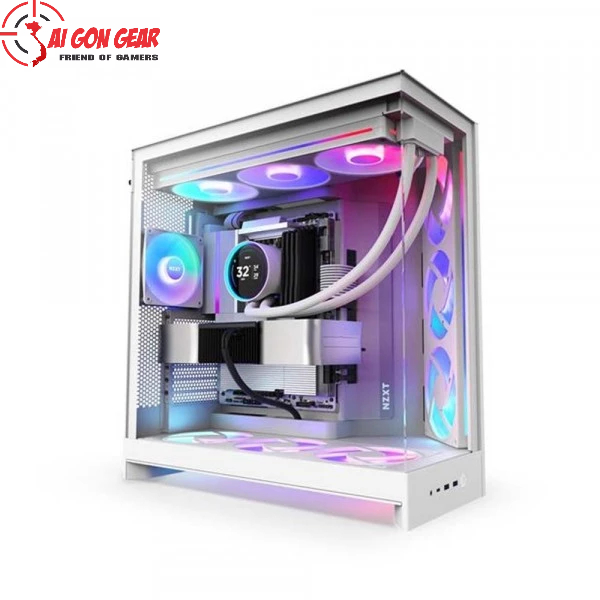 Vỏ case H9 FLOW RGB PLUS ALL BLACK/WHITE (CM-H92FB-P1 - CM-H92FW-P1)