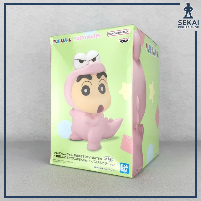 Mô Hình Chính Hãng SHIN-CHAN Pastel Color (Waniyama-san ver.) - Crayon Shin-chan Big SOFVIMATES