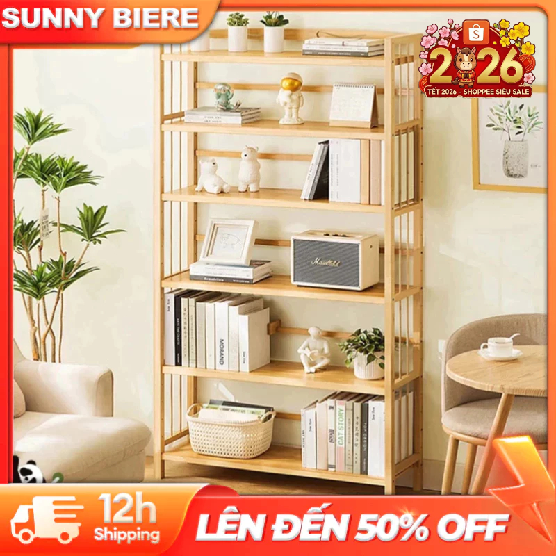 SUNNY BIERE Kệ Để Sách Kệ Sách Cây Tre Góc Tường Giao hàng trong vòng 12 giờ | BigBuy360 - bigbuy360.vn