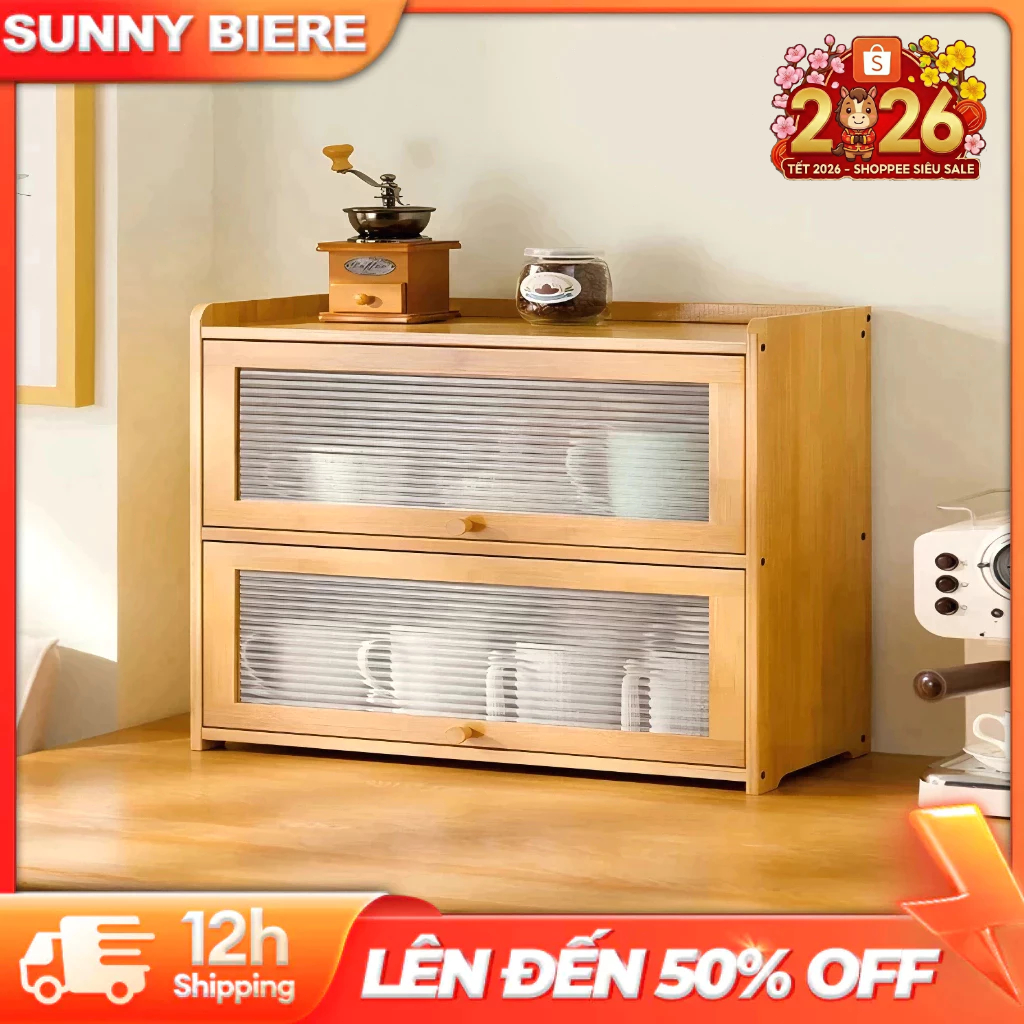 SUNNY BIERE Tủ Đa Năng Nắp Đậy Để Đồ Nhà Bếp Cao Cấp Kệ Thông Minh 1 2 3 Tầng | BigBuy360 - bigbuy360.vn
