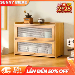  SUNNY BIERE Tủ Đa Năng Nắp Đậy Để Đồ Nhà Bếp Cao Cấp Kệ Thông Minh 1 2 3 Tầng 